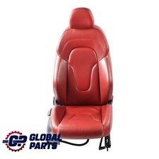 Audi TT 8J Coupe Sport Seat Front Right O/S Heated Feinnappa Leather Magma Red