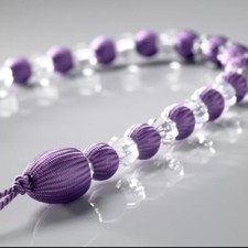 Earl Mauve Crystal Beaded