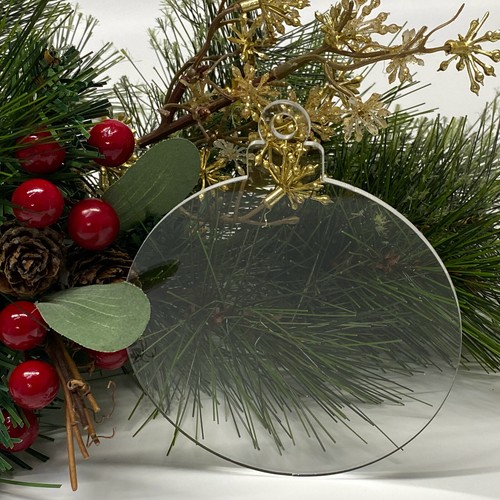 Clear christmas baubles - christmas,