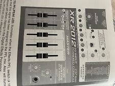 used peavey power amplifier XR20 inc x4 speakers  plus all cables.  Bass x2. Mid