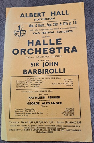 1951 kathleen ferrier festival - 1951,