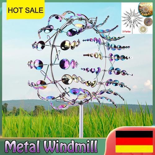 Kinetic metal windmill wind - metal,