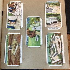 VINTAGE Wills's Cigarette Album GARDEN HINTS Complete 50 Cards 1938