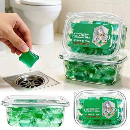 Drain odor remover gel scented - drain,
