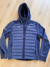 Adidas Leinster Rugby Ireland Men's Navy Puffer Jacket Hybrid Hoodie Men's Small