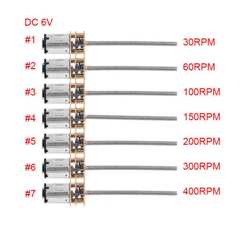 Dc6v small metal - , gear