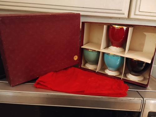 Art deco 1930s harlequin egg - art,