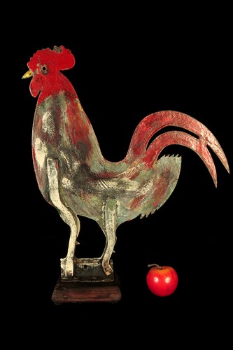 Antique polychrome metal - antique,