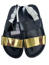 Zara Metallic Double Strap