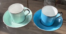 Pair of coffee cups and