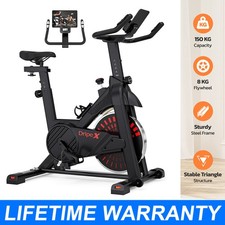 Exercise Bike Cardio Cycle Indoor Training Fitness Spinning Bike 8KG Flywheel
