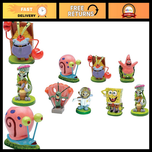 Spongebob piece aquarium - spongebob, 7-piece