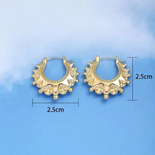 Gypsy style creole earrings - gypsy,
