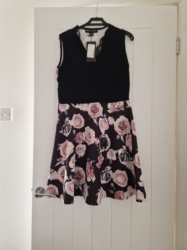 Beautiful black floral mela - beautiful,