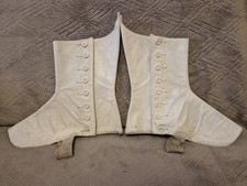 Size 12 White Spats With White