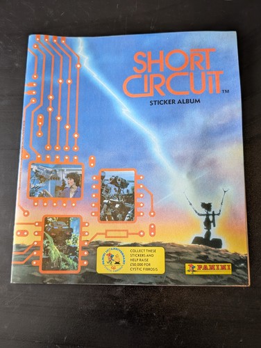Short circuit panini sticker - circuit,