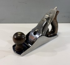 VINTAGE RECORD No 3 SMOOTHING PLANE WITH BEECH HANDLES MADE IN ENGLAND