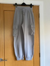 Ladies Pale Grey Joggers Size