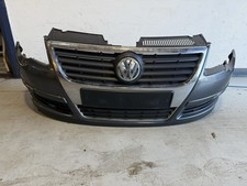 Vw Passat B6 Genuine Front Bumper In Grey LK7X Complete VGC 2010