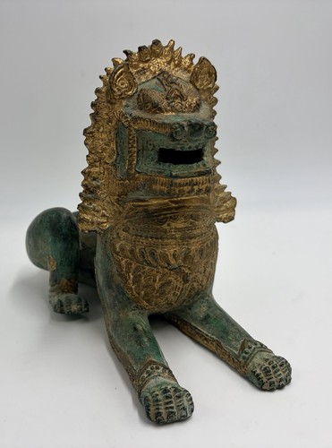 Vtg thai khmer - singha, bronze