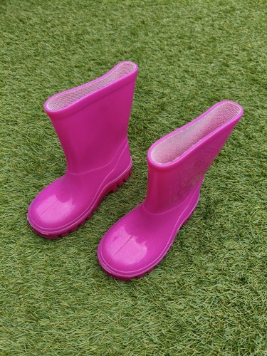 Bright pink glitter rubber - pink,