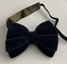 Vintage bow tie - bow, blue