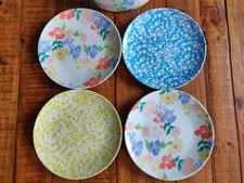 Sainsbury Home Floral Pattern Dessert Plates x 4 18cm BOXED
