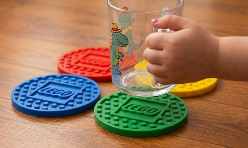Lego coasters set round - coasters, 4