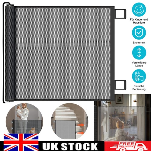 Retractable pet dog gate - retractable,