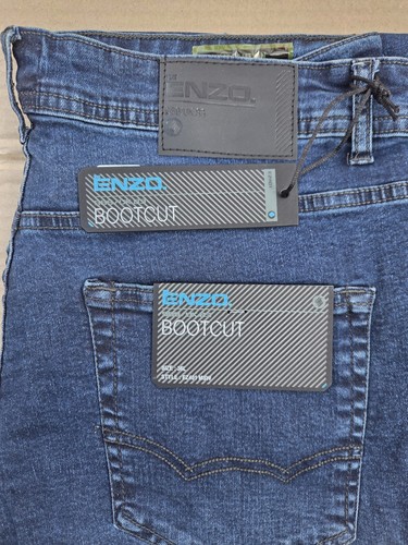 Enzo men blue denim cotton - men's,