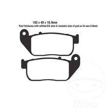 EBC Brake Pad Semi-Sintered
