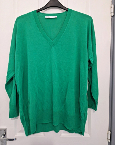 Zara green neck - green, long