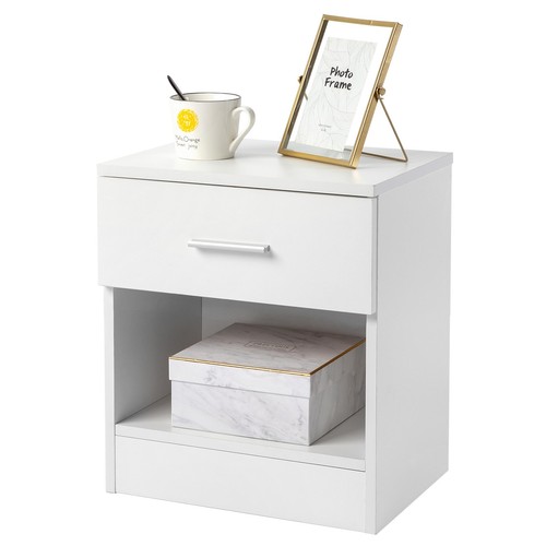 White tier bedside table - tier,