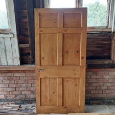 Edwardian/ Victorian Four Panel Wooden Doors x 4 c.1907