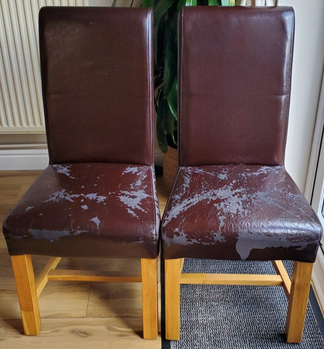 Dining chairs oak - 2,