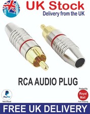 Audio video RCA plug