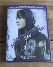 Justin Bieber Never Say Never DVD Brand New Sealed