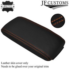 ORANGE STITCH LEATHER ARMREST
