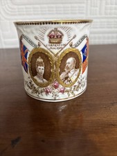 Unusual Aynsley China Edward VII Commemorative Mug -1902 Coronation
