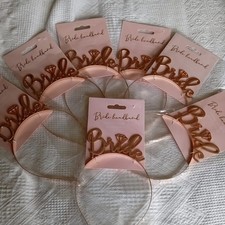 Seven Bride Headbands - Hen
