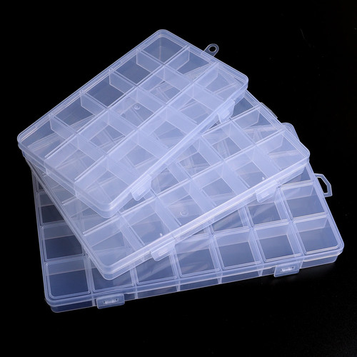Compartments plastic box case - compartments,