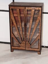 1:12 scale dolls house furniture kit, art deco cupboard, drinks cabinet, display