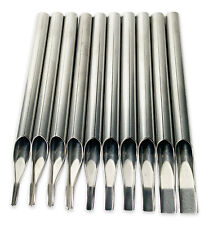 DCtattoo - Pro-Design Steel Long Tip Tube - Open Round and Flat