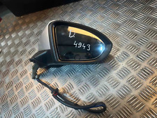 13-19 VW GOLF MK7 HATCH DRIVER SIDE POWER FOLD WING MIRROR SILVER PAINT LA7W