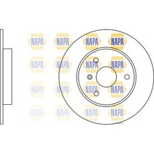 2x Brake Discs Solid For Smart Roadster 0.7 Brabus Napa Front 0004341V001