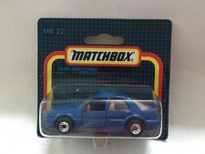 MATCHBOX MB 22 SAAB 9000 TURBO ( BLUE ) - UNOPENED - VERY RARE !!