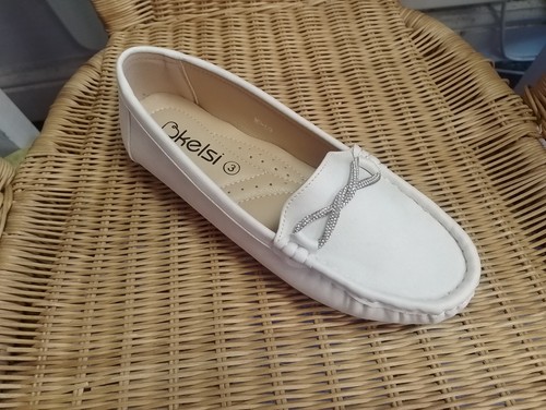 New kelsi white - new, white/silver