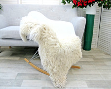MONGOLIAN CURLY SHEEPSKIN RUG