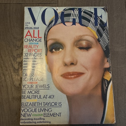 Vogue june 1972 magazine cover - june,