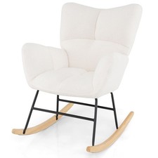 Teddy Velvet Rocking Chair